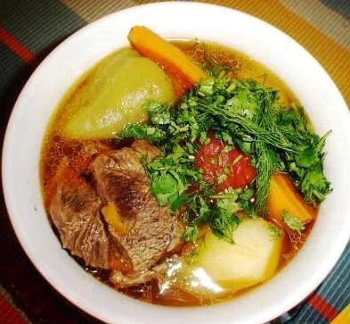 Хомшурбо - таджикский вареный диетический суп
