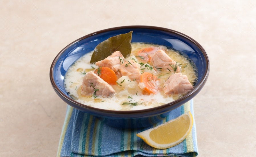 Суп норвежский с семгой и сливками рецепт с фото пошагово