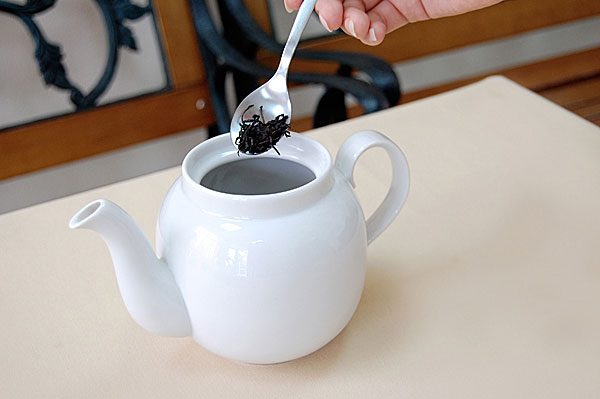 Черный чай с верблюжьим молоком