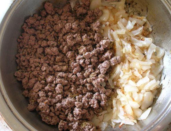 Хачапури с мясом в духовке