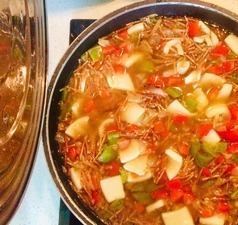 паэлья с макаронами и морепродуктами пошаговый рецепт с фото
