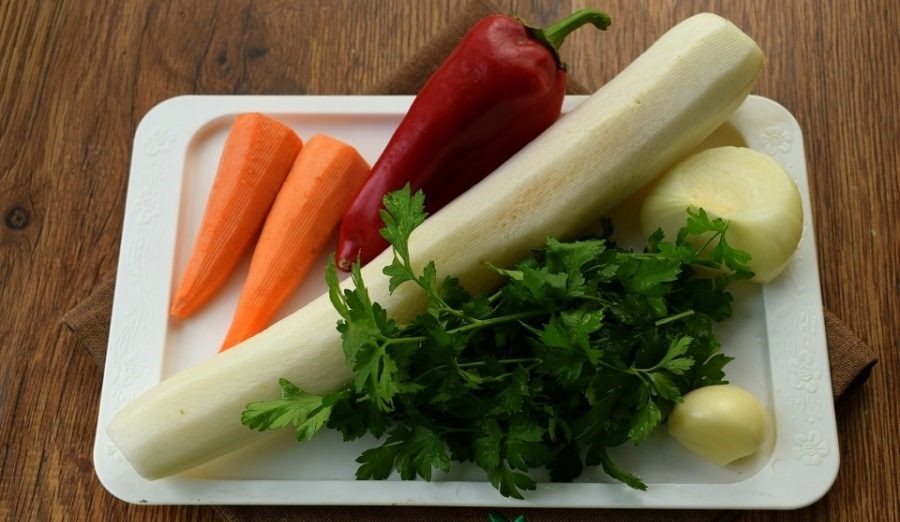 шалгам, овощной салат по-казахски