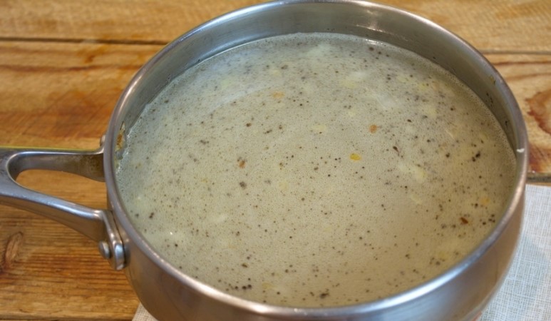 яглы шуле (каша рисовая с растительным маслом) рецепт