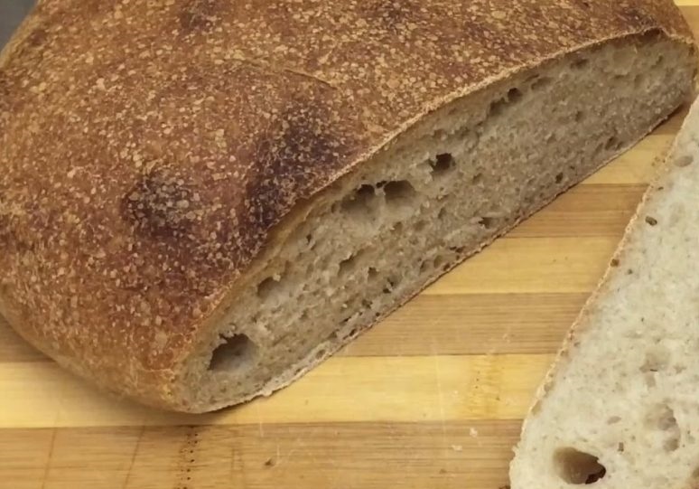 Пшеничный хлеб с манкой