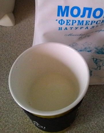 Черничный смузи с бананом