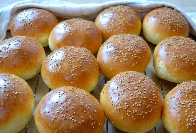 Домашние булочки для гамбургеров