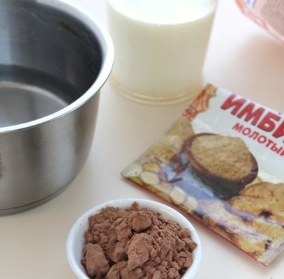 Горячий шоколад с халвой