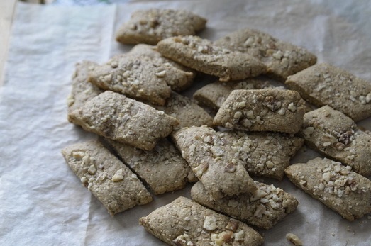 Гречневое печенье с грецким орехом