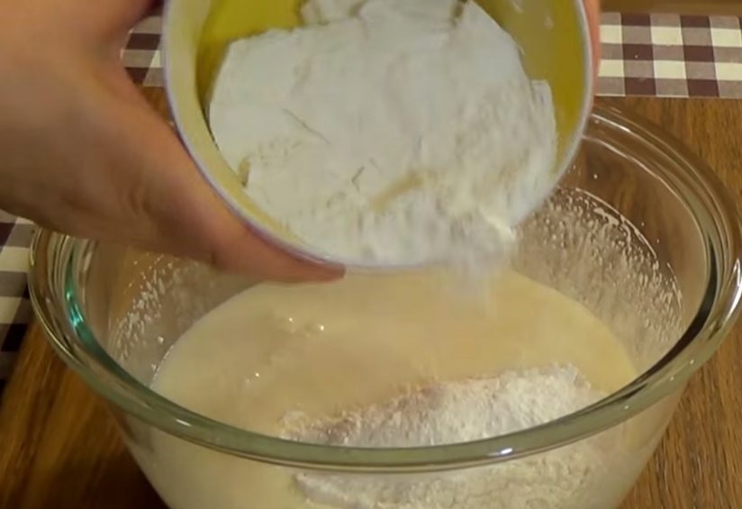 Кекс яблочный