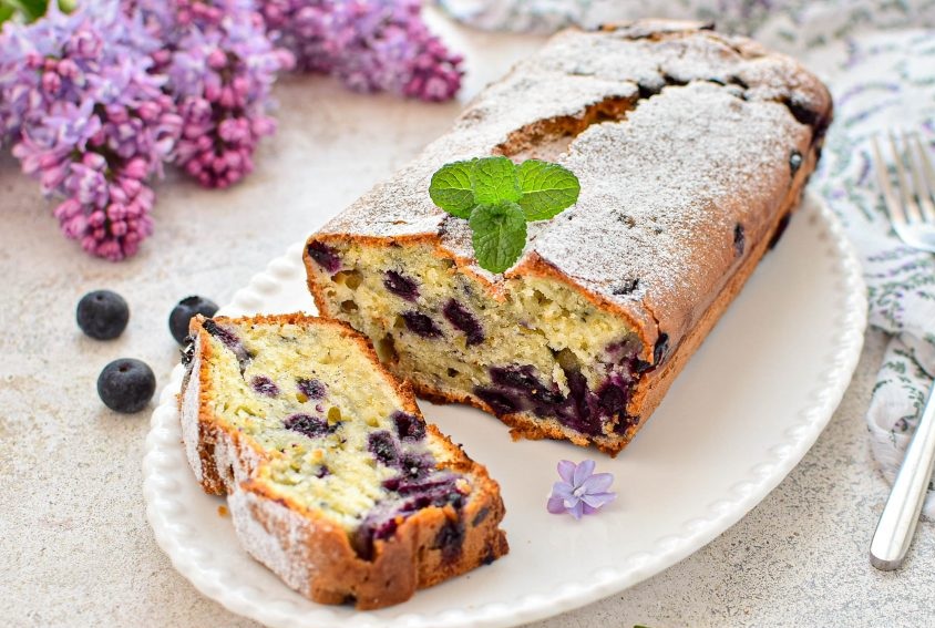 Кексы с черникой