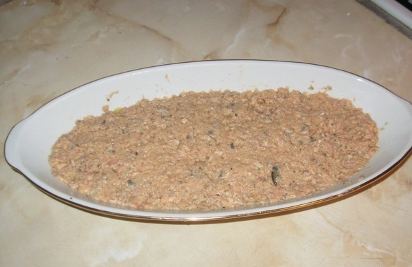 Салат мимоза с горбушей