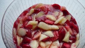 Мятно-персиковый салат