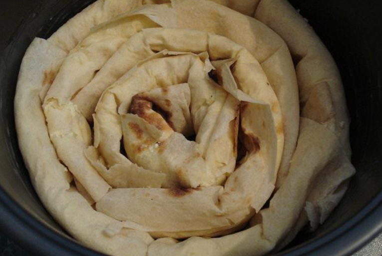 Сладкий творожный пирог из лаваша