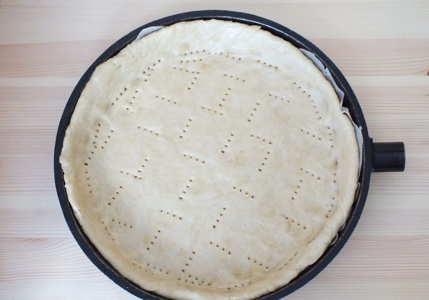 Пирог с курагой