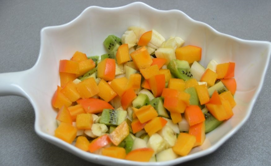Постный фруктовый салат