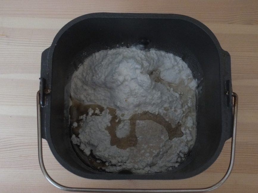 Пшенично-ржаной хлеб в хлебопечке