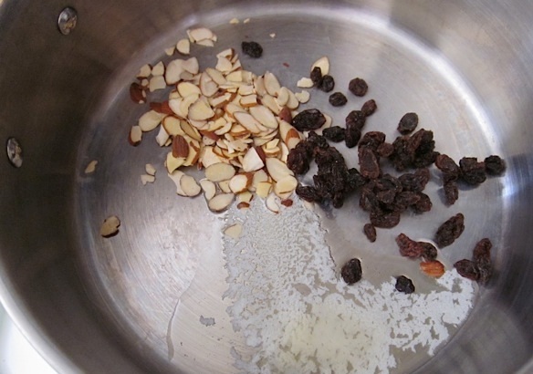Рисовый пудинг с орехами
