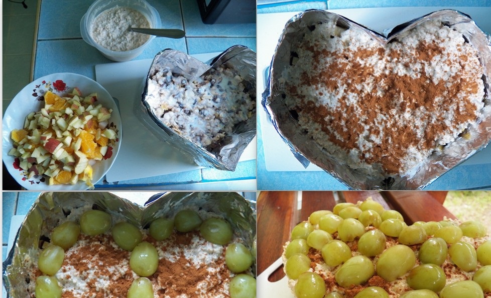 Салат Фруктовое сердце
