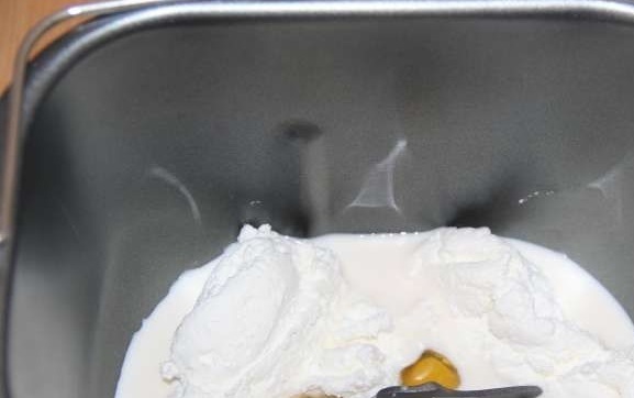 Творожный хлеб в хлебопечке