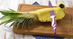 как правильно и красиво нарезать ананас с фото