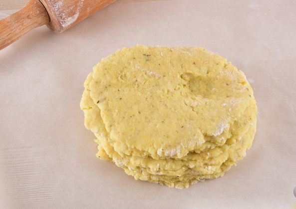 Картофельное печенье с сыром