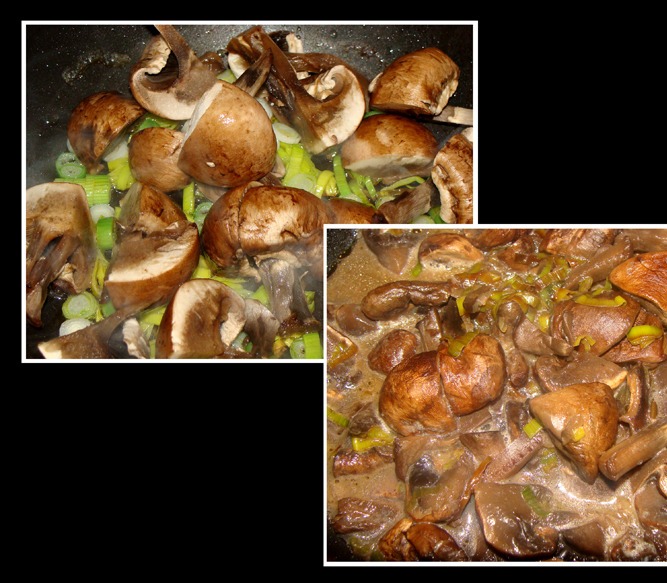 репа с грибами с фото