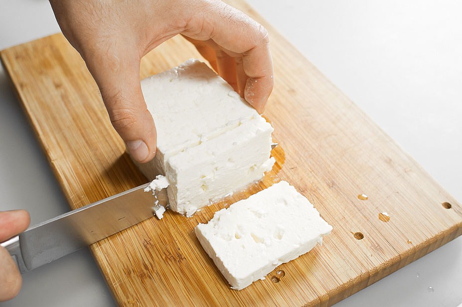 Жаренный сыр фета