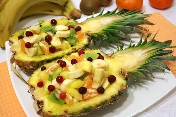 Рецепты блюд из ананасов